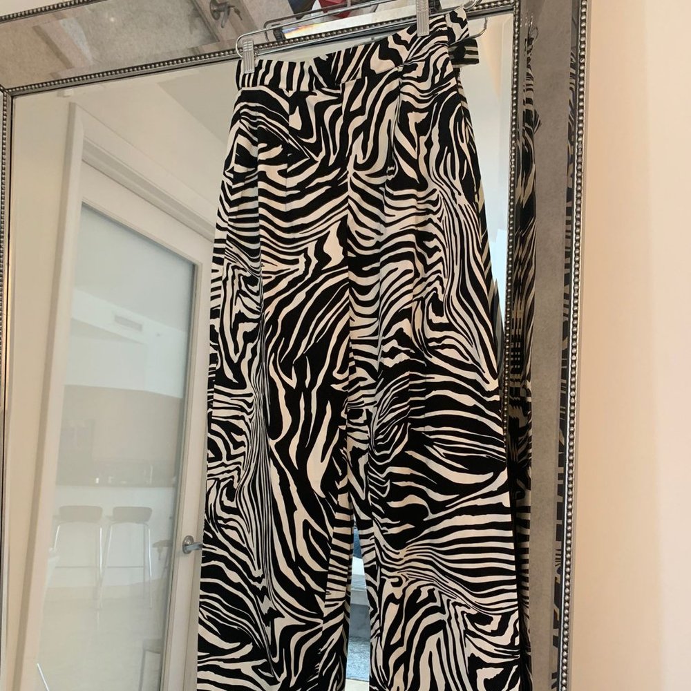 Printed cargo pants